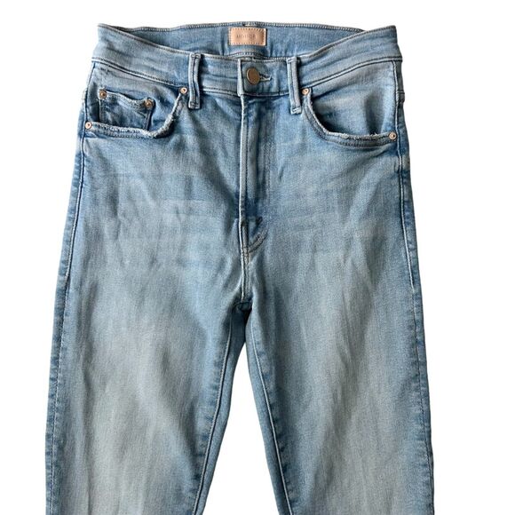 Mother The Insider Crop Step Fray Straight Jean in Limited Edition Size 26 - Picture 3 of 9